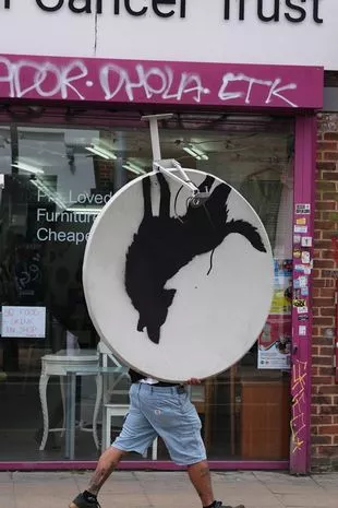 班克斯连续第七天在“可疑”的Instagram帖子中证实了最新的伦敦街头艺术